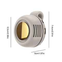 Portable Silent Mini Bladeless Electric Fan Small fan Clip on Shirt Waist Mini Bladeless Fan Adjustable 3-Speed For Outdoor NEW