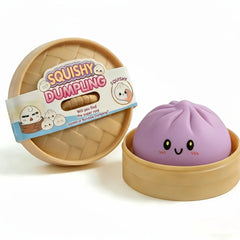 Giant Squishies Glitter Dumpling Stress Ball Slow Rising Fidget Toy for Home Office Travel - Stress Relief Dumpling Bun Toy