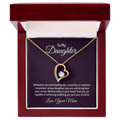 Forever Love Necklace - For Daughter From Mom