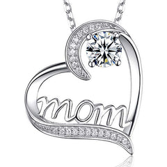 Heart Mom Necklace